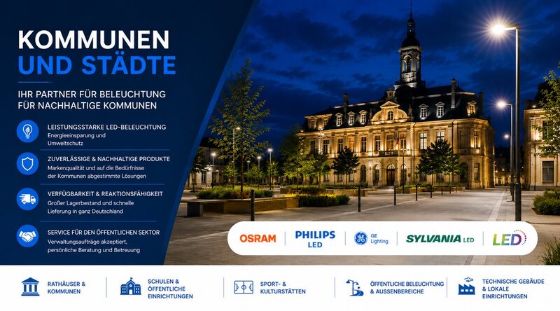 LED-Beleuchtung für Rathäuser und Kommunen
