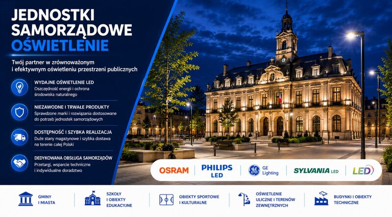 Oświetlenie LED dla gmin i samorządów lokalnych