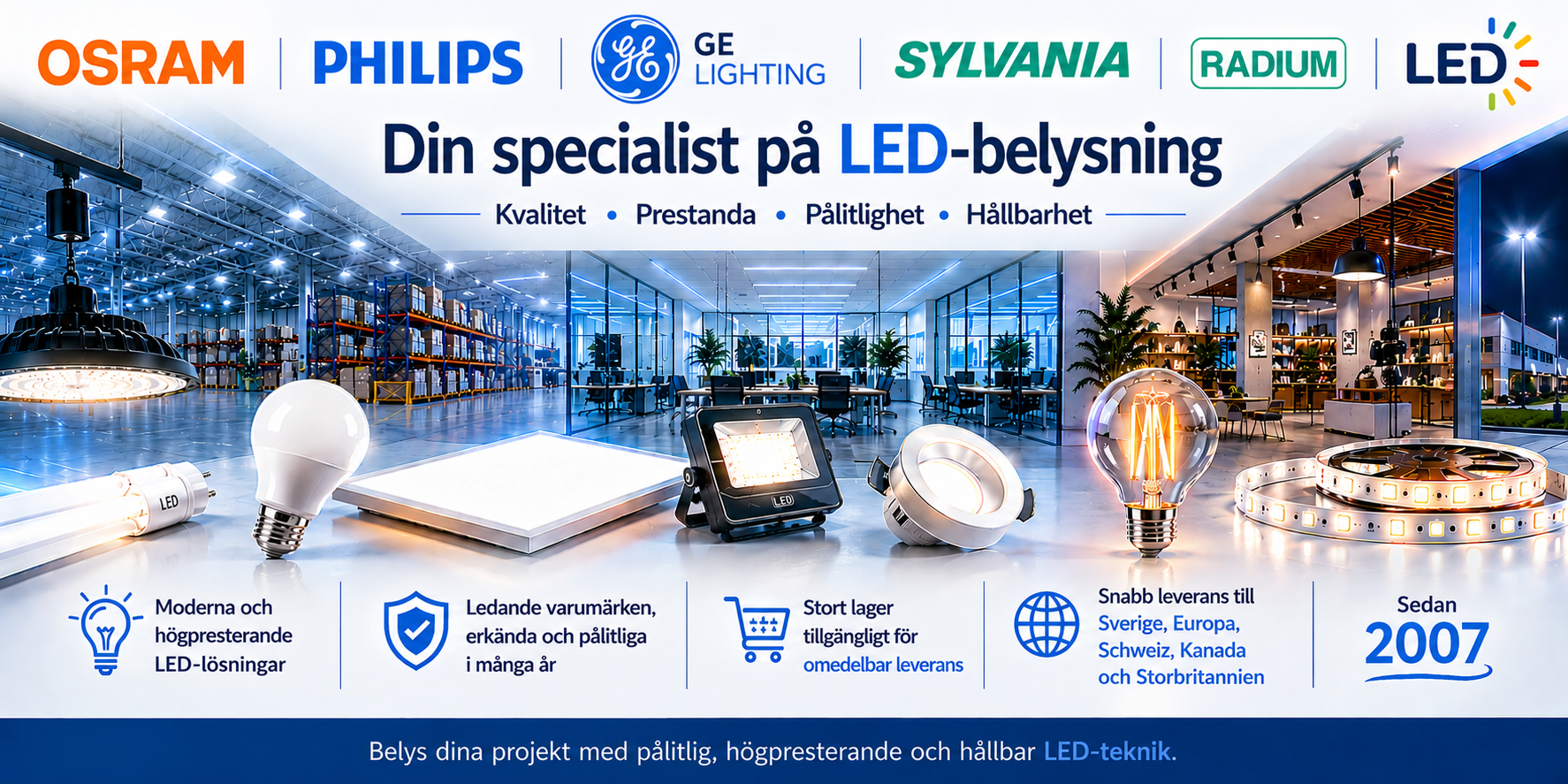 StrassElec – Specialist på professionell belysning