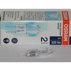 Bombilla de horno G4 12 V 20 W 300 °C – OSRAM HALOSTAR OVEN 64428