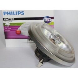 Foco LED PHILIPS MASTER LEDspot LV AR111 15 W = 75 W G53 40° — 800 lm, 2 700 K